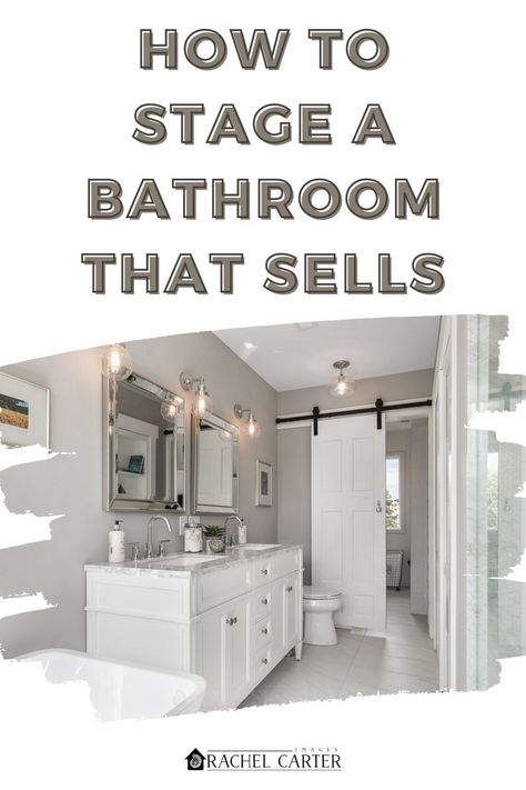 Staging a bathroom and getting it photo ready is not always an easy task. The bathroom is one of the most important parts of any home, but the space itself is often less than glamorous. If you want to put the bathroom in its best light, you need to go above and beyond. Here are 6 tips to get your bathroom photo ready: Model Home Bathroom Staging, Staging Towels In Bathroom, Stage A Bathroom To Sell, How To Elevate Your Bathroom, Home Staging Bathroom, Stage Bathroom To Sell, Staging Bathroom To Sell, Staging A Bathroom To Sell, Bathroom Staging Ideas To Sell