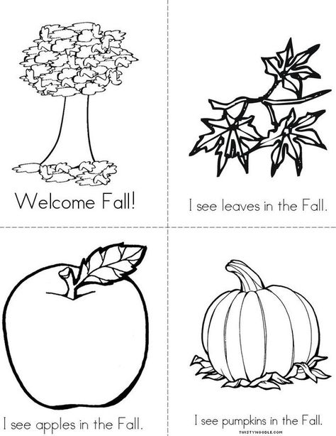 Welcome Fall Book - Twisty Noodle Welcome Fall Coloring Pages, Pictures Of Pumpkins Fall, Season Worksheet, Preschool Pattern Worksheets, Fall Preschool Worksheets, Abc Activity, Preschool Patterns, Worksheet For Kindergarten, Fall Lesson Plans