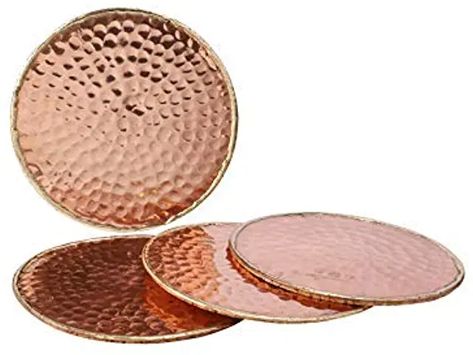 Cheap Gifts For Women, Copper Coasters, Cork Sheet, Gold Coasters, Copper Candle, Bar Coasters, Copper Decor, Furniture Dimensions, Copper Design