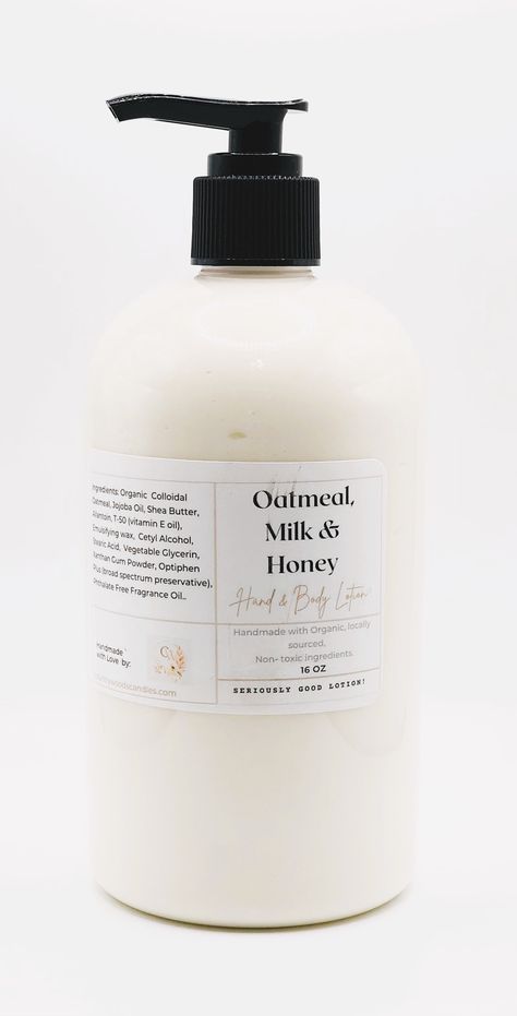 Excited to share the latest addition to my #etsy shop: Oatmeal Milk and Honey Lotion for dry itchy skin, Soothing Lotion for winter skin, Colloidal Oatmeal lotion, non greasy lotion, body cream https://etsy.me/46dybug #white #nongreasylotion #bodycream #oatmeallotion # Non Greasy Lotion, Khiels Body Lotion, Oatmeal Body Wash, Oat Lotion, Vanilla Bean Lotion, Milk And Honey Lotion, Milk Body Lotion, Body Milk Lotion, Honey Lotion