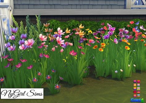 NY Girl Sims: Wildflower Assortment • Sims 4 Downloads Sims 4 Blog, Sims 4 Gameplay, Sims 4 Downloads, Sims 4 Update, Best Sims, Outdoor Flowers, Sims 4 Build, Sims 4 Game, Sims 4 Houses