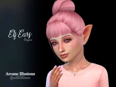 Elven Tattoo, Fairy Ears, The Sims 4 Packs, Sims 4 Children, Elf Clothes, Sims 4 Characters, Elf Ears, Sims 4 Collections, Sims 4 Mods Clothes