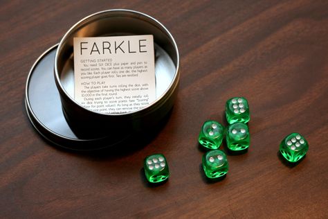 Love this gift idea -- a Farkle Game Set with FREE printable Farkle game rules insert. SO EASY! Farkle Game, Cars Collection, Awesome Cars, My Grandmother, Family Game Night, Great Christmas Gifts, Homemade Gifts, Sport Cars, Xmas Gifts