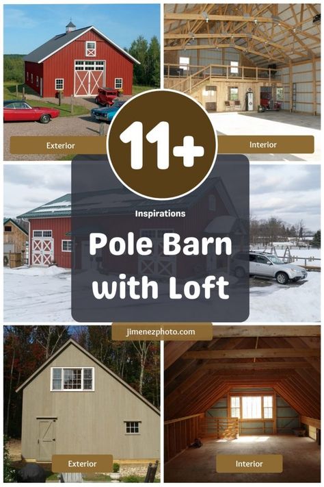 Pole Barn with Loft: 11+ Inspirations and 6 Interesting Facts You Must Know Shop Loft Ideas, Pole Barn Interior Ideas, Pole Barn With Loft, Barn Loft Apartment, Pole Barn Interior, Barn Loft Ideas, Pole Barn Loft, Nursing Graduation Cakes, Barn With Loft