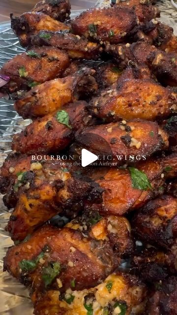 FOODIE FINDER | Bourbon Garlic Wing’s @erikatennille 

#explorepage #explore #explorepage✨ #foodie #foodstagram #food #foodlover #instagramreels #reels... | Instagram Garlic Wings, Wings Recipes, Reels Instagram, Wing Recipes, Chicken Wings, Bourbon, Chicken Recipes, Garlic, Chicken