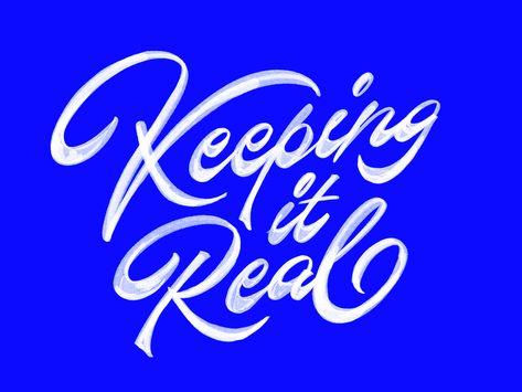 Keeping It Real logo hand made type handlettering logotype handmade custom type script type hand lettering typography calligraphy lettering Handwritten Type, Handwritten Typography, Handlettering Quotes, Keeping It Real, Hand Lettering Inspiration, Lettering Inspiration, Sign Writing, Drawing Letters, Hand Logo