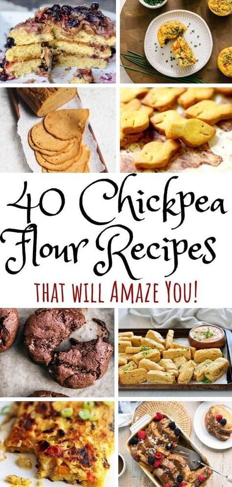 Chickpea Flour Recipes, Hidden Veggies, Vegan Peanut Butter, Chickpea Recipes, Recipes Simple, Chickpea Flour, All Recipes, Flour Recipes, Recipe Roundup