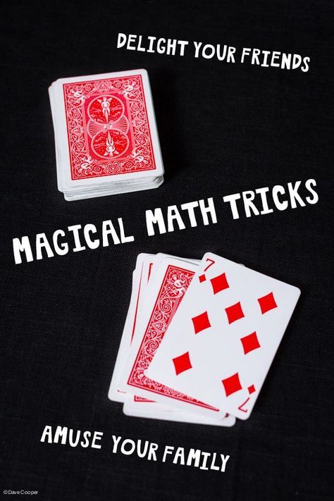 Magic Tricks With Cards, Card Tricks For Kids, Math Magic Tricks, How To Do Magic, Cool Card Tricks, Hate Math, Mind Reading Tricks, Magic Card Tricks, Magic Tricks For Kids