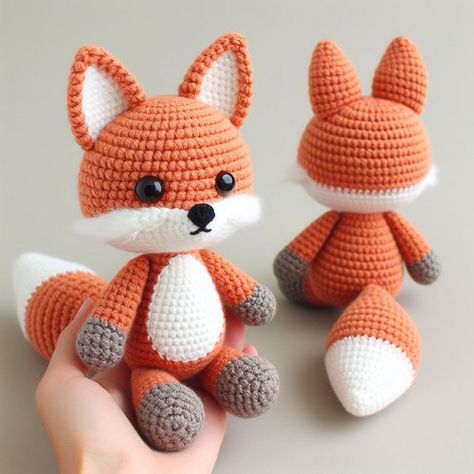 Free Crochet Baby Fox Amigurumi Pattern Free Fox Crochet Pattern, Crochet Fox Pattern Free Amigurumi, Fox Crochet Pattern Free, Fox Amigurumi Free Pattern, Crocheting Animals, Crochet Fox Pattern Free, Cat Free Crochet Pattern, Crochet Fox Pattern, Amigurumi Fox Pattern