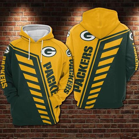 Green Bay Packers Hoodie, Nfl Packers, Dads Clothes, 3d Shirt, Cut Sweatshirts, 3d Hoodie, Funny Hoodies, Personalized Hoodies, Comfy Hoodies