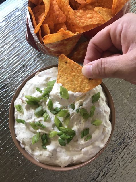 Dorito Chip Dip Dip For Doritos, Dorito Dip, Fall Recipes Sides, Love Dip, Dorito Chip, Dip Appetizers, The Tipsy Housewife, Tipsy Housewife, Party Dip Recipes