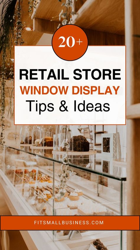 20+ Tips & Ideas for Your Retail Store Window Displays Glass Display Case Retail, Gift Shop Displays Retail Stores, Sustainable Window Display Ideas, Opening A Retail Store, Crystal Shop Window Display, Small Shop Window Display Ideas, Retail Window Display Ideas Store Fronts, Diy Retail Display Ideas, Retail Store Window Displays