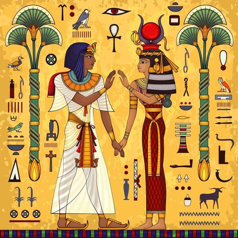 Hieroglyphics Egyptian, Egypt Clothing, Egypt Gods, Egyptian Drawings, Egypt Poster, Egyptian Pattern, Ancient Egypt Pharaohs, Egyptian Painting, Egypt Aesthetic