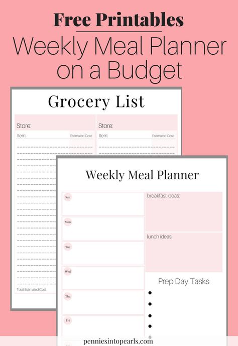 Stay on budget and organized with this FREE PRINTABLE Meal Planning on a Budget Toolkit. Easily save over $500 this month by using this step-by-step guide on how to meal plan on a budget. This is the exact system our family of five uses to save thousands of dollars each year, simply through meal planning! Meal Planning On A Budget, Crafts By Month, Monthly Meal Planner, Monthly Meal Planning, Budget Planner Template, Budget Meal Planning, Finance Printables, Meal Planning Template, Family Of Five