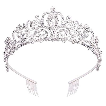 Fash⚡️'s Amazon Page Surfergirl Style, Crowns For Women, Elegant Crown, Wedding Tiara Hairstyles, Elegant Headband, Prom Birthday, Crown For Women, Silver Tiara, Bride Headband