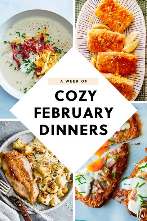 What to Cook Every Night This Week (February 4 - 10) #purewow #food #recipe #easy #dinner #cooking February Food Ideas, Dinner Ideas 2023, February Meals, February Recipes, Budget Dinners, Dinner 2023, Winter Dinners, Recipe Hacks, Sheet Pan Dinners Chicken