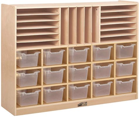 Rangement Art, Storage Unit Design, Craft Storage Cabinets, Clear Bins, Homeschool Supplies, Dream Craft Room, Craft Room Design, Classroom Storage, Mobile Storage