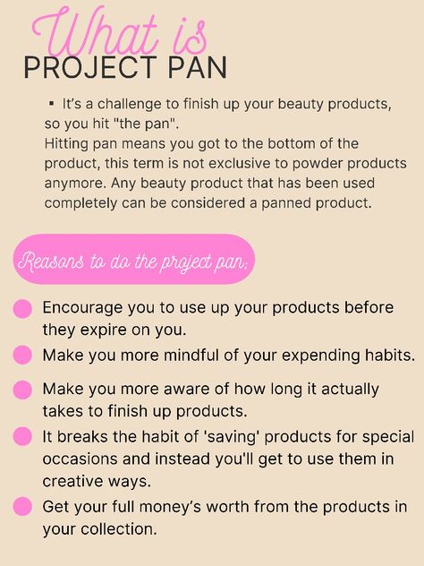 Description of what is a project pan and why to do it. Project pan makeup Project Pan Makeup Challenge, Project Pan Makeup, Pan Makeup, No Buy, Minimal Makeup Look, Makeup Challenges, Minimal Makeup, Makeup Goals, Natural Makeup Looks