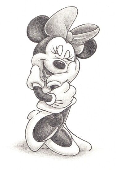 Minnie Mouse Sketch, Minnie Mouse Drawing, Mouse Sketch, Easy Disney Drawings, Disney Drawings Sketches, Mouse Drawing, Mickey Mouse Art, Disney Art Drawings, Cool Pencil Drawings