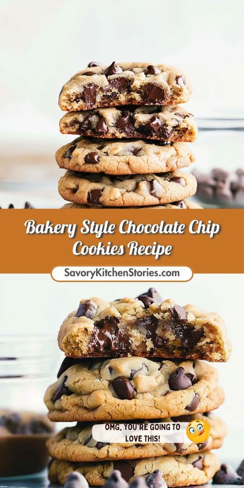 Indulge in the ultimate Bakery Style Chocolate Chip Cookies Recipe! These soft, chewy delights are packed with rich chocolate chips and a hint of vanilla. Perfect for any occasion, these cookies will satisfy your sweet tooth and leave you craving more. Bake a batch today and enjoy the classic taste! Betty Crocker Chocolate Chip Cookies, Ultimate Chocolate Chip Cookies Recipe, Quick Chocolate Chip Cookies, Bakery Style Chocolate Chip Cookies, Soft Chocolate Chip Cookies Recipe, Classic Chocolate Chip Cookies Recipe, Soft Chewy Chocolate Chip Cookies, Bakery Chocolate Chip Cookies, Chewy Chocolate Chip Cookies Recipe