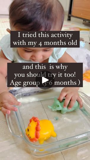 212K views · 3.3K reactions | Share with all the moms who are looking for ideas to ensure play alongwith sensory development for their 3-6 months old. Bonus point is the tummy time !!!! This is your 2 in 1 activity ✨ 
#babyplay #babyplayideas #3monthsold #4monthsold #5monthsold #newmom #parenting #parentingtips | Megha Sharma | Sonu Nigam · Zoobi Doobi 5 Month Old Baby Activities, Toddler Projects, 5 Month Old Baby, 4 Month Old Baby, Tummy Time Activities, Sonu Nigam, Sensory Development, 4 Month Olds, Baby Tips