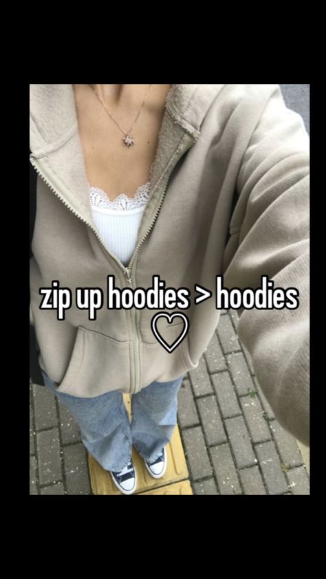 Outfit Inspo Zip Up Hoodie, How To Know Your Style Fashion, Cute Zip Up Hoodie Outfit, Zip Through Hoodie Outfit, How To Style A Zip Up Hoodie, Outfits With Zip Up Hoodies, Zipped Hoodie Outfit, Zip Up Hoodie Outfit Aesthetic, Zip Hoodie Outfit