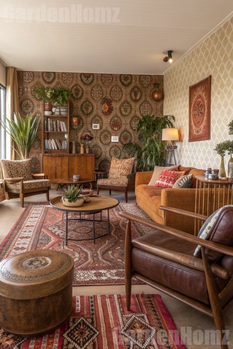 Learn the secrets to recreating the ultimate 70s living room,  #70sDecor #RetroLivingRoom #GroovyVibes #VintageHome #FlowerPower #HomeDecor #InteriorDesign #SeventiesStyle #MidCenturyModern #HomeInspo🌼✌️ 70’s Decor, 70s Living Room, Retro Living Rooms, Seventies Fashion, Midcentury Modern, Vintage House, Interior Design, Living Room, Home Decor