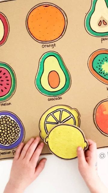 Fruit Activity For Toddlers, Fruit Activities For Preschool Crafts, Fruit Games For Kids, Fruit Toddler Activities, Fruit Activity For Preschool, Fruits Activity For Preschool, Fruit Crafts For Toddlers, Fruit Crafts For Preschool, Fruit Activities For Toddlers