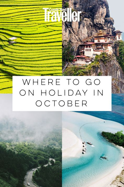 October Vacation Destinations, Where To Travel In October, Best Places To Travel In October, Best Places To Visit In October, October Honeymoon Destinations, Best October Vacations, October Honeymoon, Tropical Places To Visit, October Travel Destinations