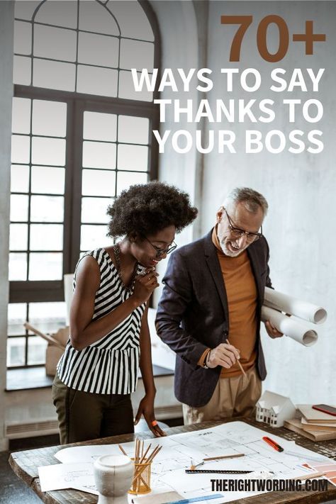 70 Examples Of Appreciation Messages And Thank You Notes To A Boss Boss Thank You Note, Message For Boss, Business Thank You Notes, Thank You Boss, Last Day At Work, Good Day To You, Appreciation Message, Showing Gratitude, Job Advice