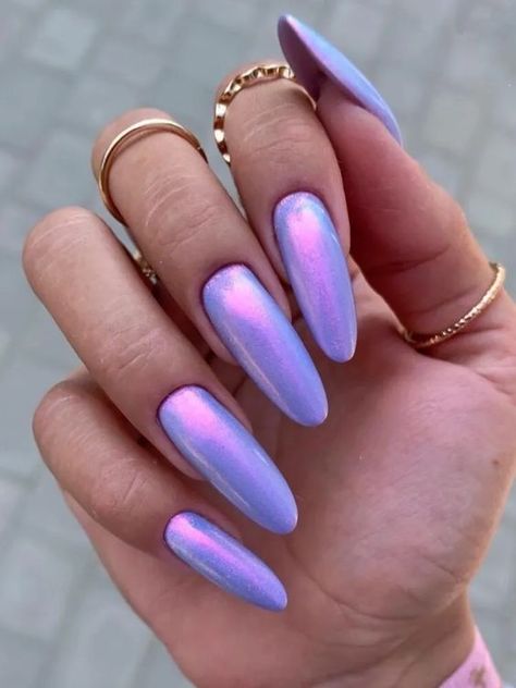 15 Gorgeous Purple Nail Ideas for Winter 2023-2024 - thepinkgoose.com Stilleto Summer Nails Designs, Pretty Purple Nails, Nail Ideas For Winter, Neon Purple Nails, Purple Nail Ideas, Lavender Nail Polish, Nails 2015, Plum Nails, Violet Nails