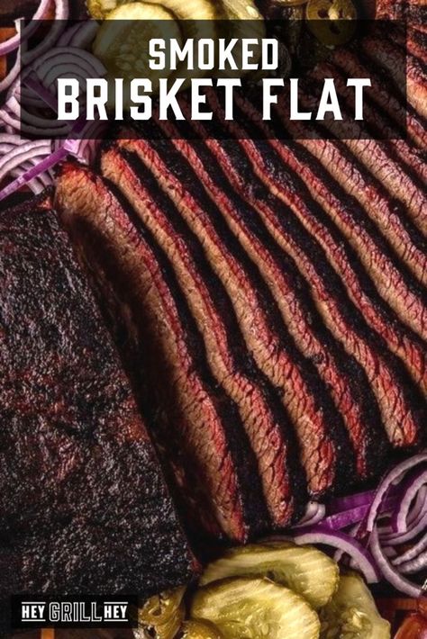 Smoked Brisket Flat Recipe, Pellet Grill Brisket, Smokehouse Recipes, Pit Boss Pellet Grill Recipes, Grilled Brisket, Texas Style Brisket, Pellet Smoker Recipes, Brisket Flat, Texas Brisket