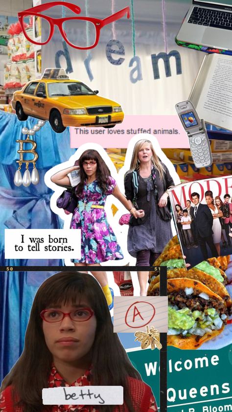 Betty #betty #bettysuarez #uglybetty #tv #charactermoodboard #magazine #newyork #fashion #writer #ambition #goals Powerful Female Characters, Ugly Betty Aesthetic, Betty Suarez, Old Cartoon Shows, America Ferrera, Ugly Betty, Fall Dinner Party, Apple Coloring, Fall Dinner