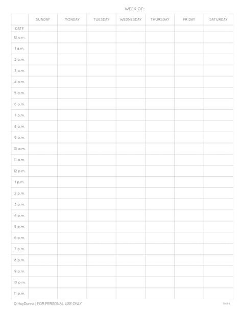 Are you looking for a printable weekly schedule with 24-hours? This free download includes templates with 1 or 1/2 hour boxes, a Monday start week or a Sunday start week and several different styles so you can find the 24-hour schedule that works best for you! 168 Hours In A Week, Time Blocking Printable, Start Week, Calendar Schedule, Week Calendar, Weekly Schedule Printable, Free Planner Templates, Weekly Hourly Planner, Block Scheduling