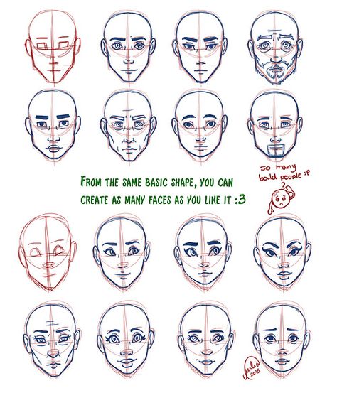 Heart Shaped Face Drawing, Toturial Drawing, Sketched Faces, Hair Toturial, Drawing Face Shapes, Anime Face Shapes, Faces Tutorial, Heads Drawing, How To Draw Faces