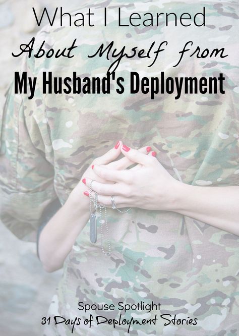 What I learned about myself during my husbands deployment. A spouse spotlight for my 31 Days of Deployment Stories. Surviving Deployment, Deployed Husband, Learn About Yourself, Deployment Homecoming, Military Wife Life, Airforce Wife, Semper Fidelis, Military Couples, Military Deployment