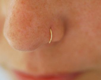 Gold Nose Hoop, Gold Nose Ring, Silver Nose Ring, Gold Nose Rings, Cute Piercings, Nose Jewelry, Nose Rings Hoop, Nose Hoop, Body Piercings