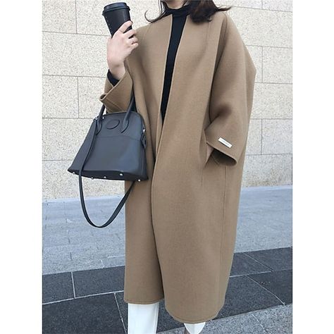 Wool trench coat women