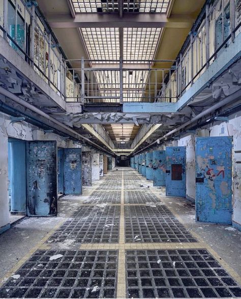 #abandoned French prison Abandoned Prisons, Urban Exploration, Abandoned Buildings, Abandoned Places, Urban Decay, Lost, Architecture, Building, Photography