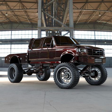 Super excited to see this OBS with @anylevellift at SEMA! @anylevel_easton @fivertrucks @liftedlifetv @americanforcewheels Ford Trucks For Sale, Diesel Pickup Trucks, Obs Ford, Big Ford Trucks, Diesel Trucks Ford, Pickup Trucks For Sale, Custom Truck Beds, Ford Diesel, Trucks Lifted Diesel