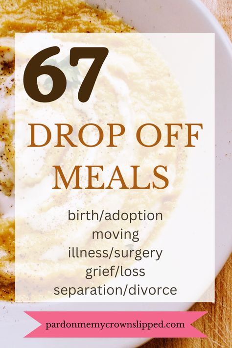 Get inspired and lend a helping hand with our meal train suggestions. Explore practical tips and flavorful recipes that will simplify the process. Discover the joy of giving through the gift of food. #MealTrain #SupportingOthers #KindnessInCooking #Moving #NewBabyGifts #AdoptionGifts #NestingParty #HelpAFriend #SeparationSupport #DivorceSupport Moving Food Ideas, Food For Meal Train, Dinner Train Meals, Get Well Dinner Ideas, Meal Drop Off Ideas, Meal Train Recipes New Moms, Meal Train Ideas New Moms, Meals For Moving Week, Kid Friendly Meal Train Ideas