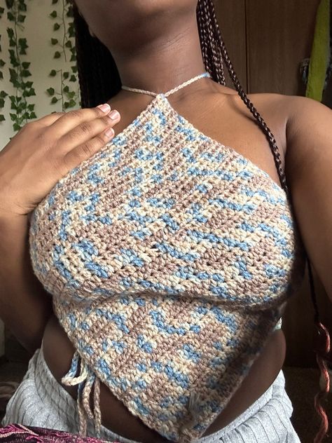 diamond shaped crochet top tap to view my depop Crochet Diamond Top, Crochet Diamond, Diamond Crochet, Diamond Top, Craft Corner, Diamond Shaped, Diamond Shape, Diamond Shapes, Crochet Projects