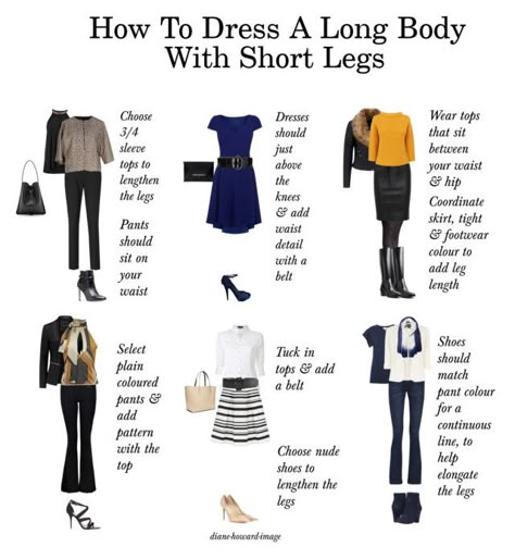 Style For Short Legs Body Types, Dressing For Short Legs Long Torso, Dress For Short Legs Long Torso, Outfit Ideas For Long Torso, Dressing For Long Torso, Outfit For Long Torso Women, How To Style Long Torso, Clothes For Short Legs Long Torso, Dressing Long Torso