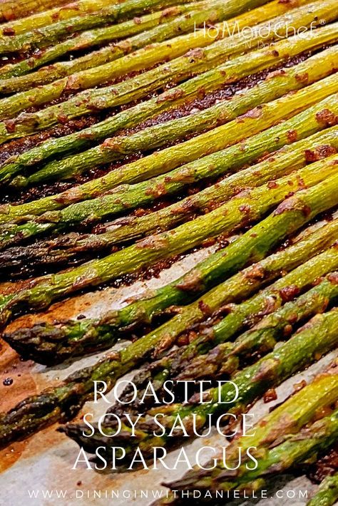 Roasted Soy Sauce Asparagus Sesame Oil Recipes, Marinated Asparagus, Vegetarian Steak, Carrot Banana Cake, Recipes With Soy Sauce, Oven Roasted Asparagus, Butter Cream Cheese Frosting, Homemade Coleslaw, Soy Recipes