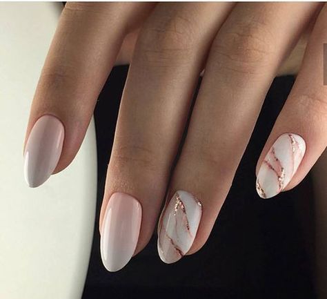 Short Acrylic Nail Designs You Cant Wait To Try - Page 2 of 6 - Inspired Beauty Simple Elegant Nails, Natural Nail Designs, Cute Spring Nails, Shiny Nails, Super Nails, Spring Nail Art, Trendy Nail Design, Short Nail Designs, Marble Nails