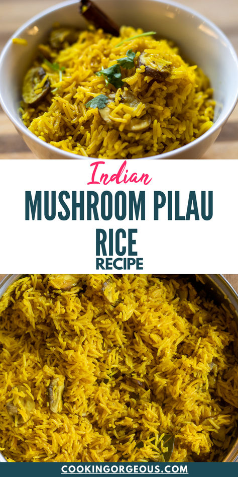 A fluffy, vibrant, and aromatic rice dish to serve with your curry. Pilau Rice Recipe, Indian Mushroom, Pilau Recipe, Turkish Rice, Easy Veggie Side Dish, Vegetarian Party Food, Pilau Rice, Great Dinner Recipes, Steak Side Dishes