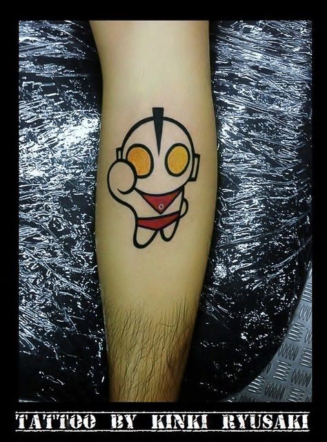 Chibi Ultraman Tattoo Ultraman Tattoo, Chibi Tattoo, Star Festival, Tattoo Ink, Tattoo Images, Ink Tattoo, Anime Chibi, Tattoo Design, I Tattoo