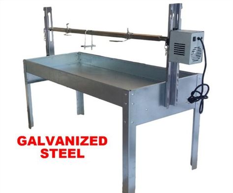 BBQ LAMB PIG GOAT SPIT ROAST ROASTER ROTISSERIE STEEL ELECTRIC 52\" 80 LBS -- Want additional info? Click on the image. Diy Pig Roasting Pit, Roasted Hog, Pig Rotisserie, Whole Pig Rotisserie, Spit Roaster, Pig Roaster, Spit Rotisserie, Bbq Rotisserie, Bbq Lamb