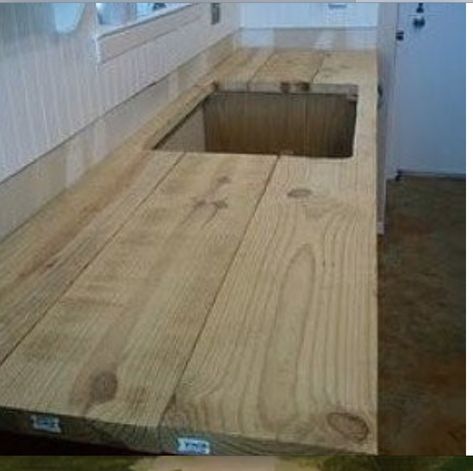 Diy House Flipping Ideas, Diy Wooden Kitchen Countertops, Plywood Kitchen Countertops, Pallet Wood Kitchen Countertops, Cheap Kitchen Countertops Wood, Diy Wood Island Countertop, Cheap Renovation Ideas Diy, Diy Countertops Cheap, Wood Countertops Kitchen Lowe's