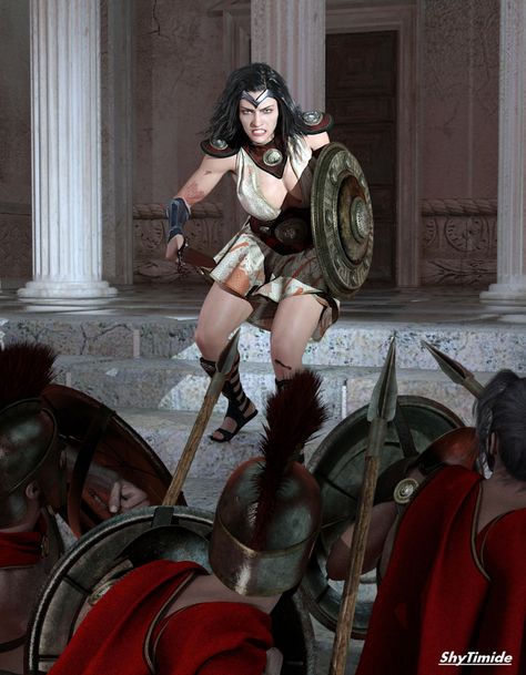 The Last Amazon. by ShyTimide on DeviantArt Amazons Women Warriors, Amazon Warriors, Amazon Queen, Amazonian Warrior, Amazon Warrior, Greek And Roman Mythology, Roman Mythology, Fantasy Warrior, Character Portraits